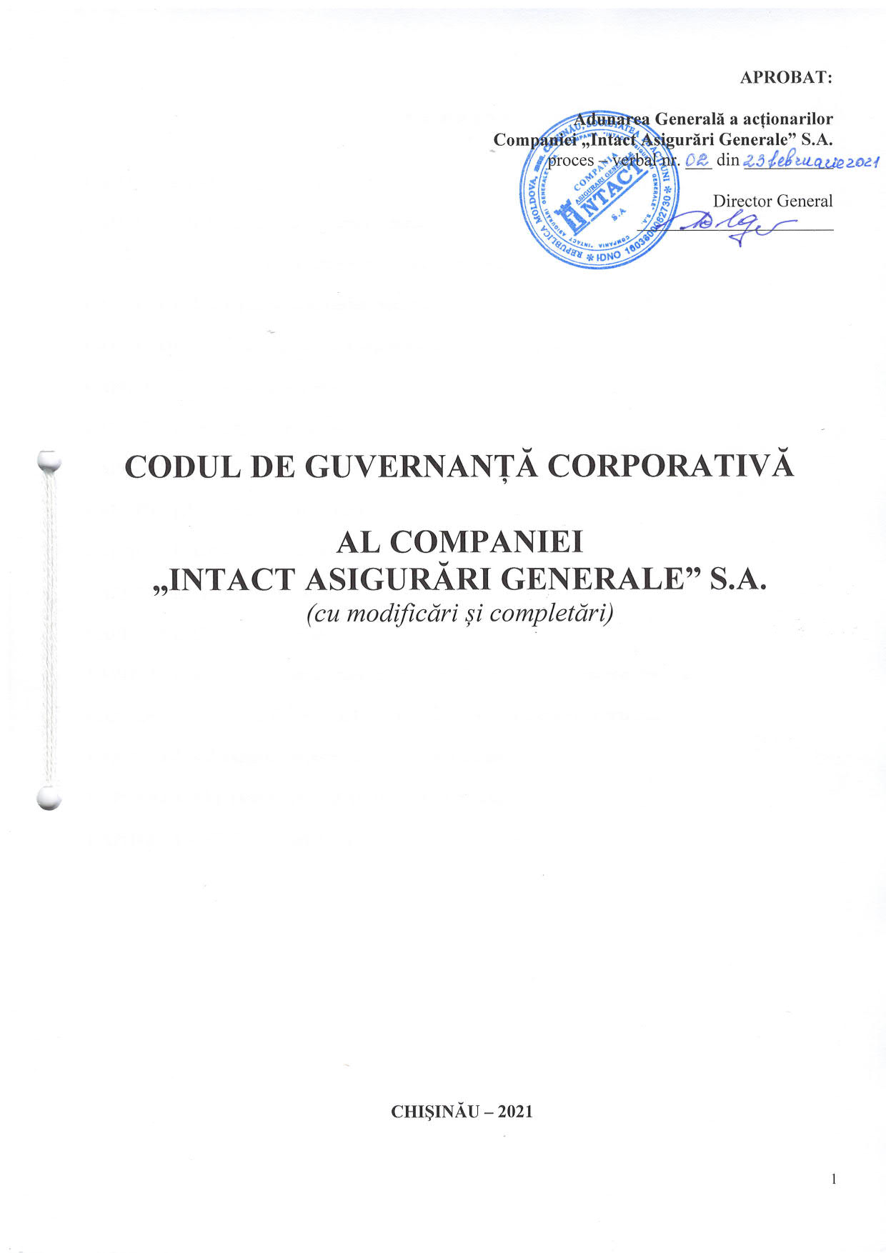 Codul de guvernanță corporativă